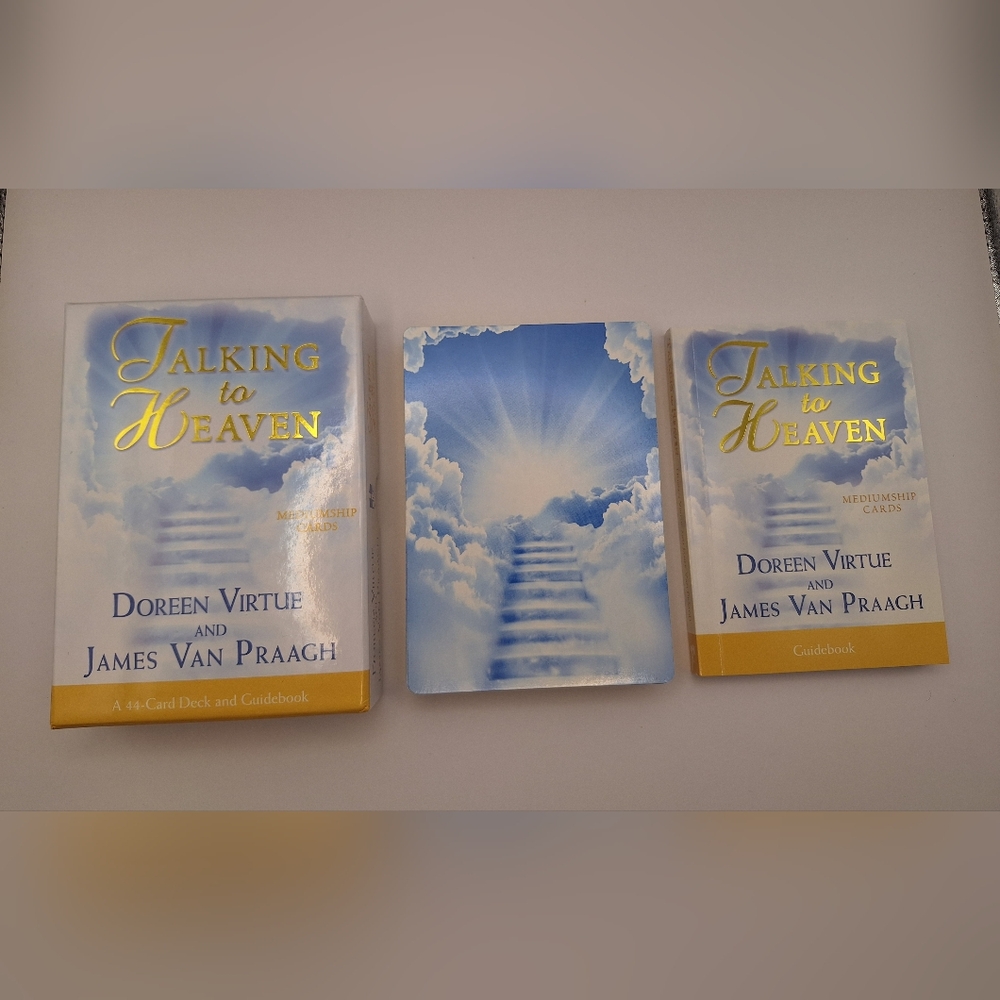 Talking to Heaven Mediumship Cards Deck & Guidebook by Doreen Virtue & James Van